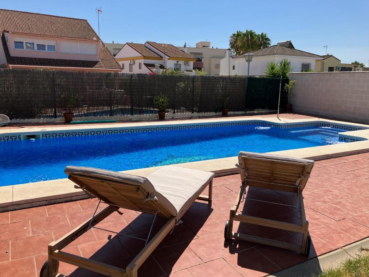 Holiday House With Private Pool, Costa De La Luz El Portil Eksteriør bilde